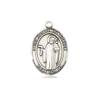 Sterling Silver Saint Joseph the Worker Medal | Engravable
