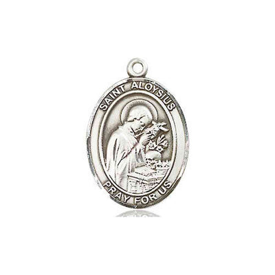 Pewter St. Aloysius Gonzaga Medal | Medium | Engravable