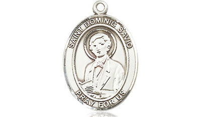 Sterling Silver St. Dominic Savio Medal | Medium | Engravable