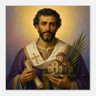 St. Zoticus of Constantinople - Devotional Canvas