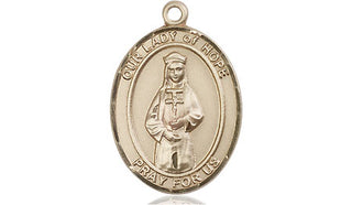 14kt Gold Filled Our Lady of Hope Medal | Engravable