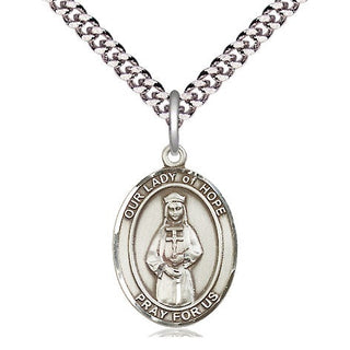 Pewter Our Lady of Hope Medal | Medium | Engravable