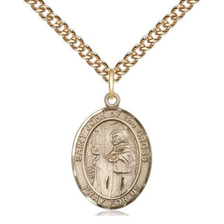 14kt Gold Filled Saint John of the Cross Medal Religious Jewelry Engraved Catholic Saint Jewelry