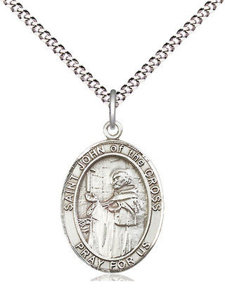 Pewter Saint John of the Cross Medal Religious Jewelry Engraved Catholic Saint Jewelry