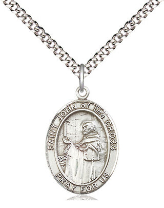 Pewter Saint John of the Cross Medal Religious Jewelry Engraved Catholic Saint Jewelry