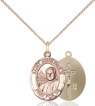 14kt Gold Saint John Paul II Medal