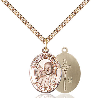 14kt Gold Saint John Paul II Medal