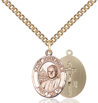 14kt Gold Saint John Paul II Medal