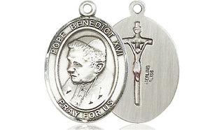Sterling Silver Pope Benedict XVI Medal Religious Jewelry