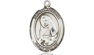 Pewter Saint Madeline Sophie Barat Medal Engraved Catholic Saint Jewelry