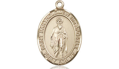 14kt Gold Filled St. Bartholomew the Apostle Medal | Medium | Engravable