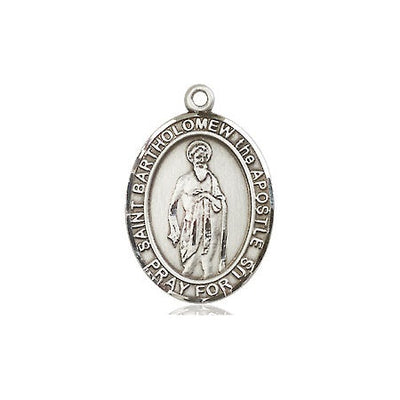 Pewter St. Bartholomew the Apostle Medal | Medium | Engravable