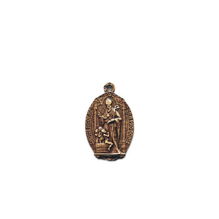 Vintage Bronze St. Nicholas Medal - main product image | CatholicShop.com