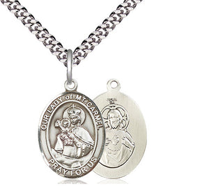Sterling Silver Our Lady of Mount Carmel Medal Religious Jewelry