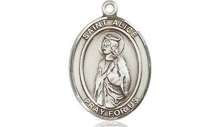 Pewter Saint Alice Medal | Medium | Engravable – CatholicShop.com