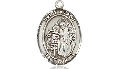 Pewter St. Aaron Medal | Medium | Engravable