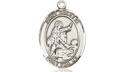 Pewter St. Colette Medal | Medium | Engravable