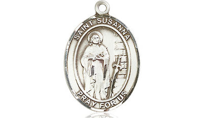 Sterling Silver St. Susanna Medal | Medium | Engravable