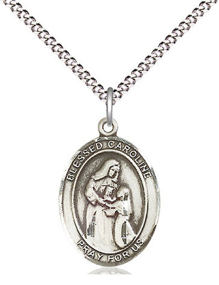 Pewter Blessed Caroline Gerhardinger Medal Religious Jewelry Engraved Catholic Saint Jewelry