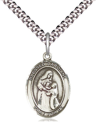 Pewter Blessed Caroline Gerhardinger Medal Religious Jewelry Engraved Catholic Saint Jewelry
