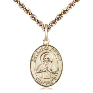 14kt Gold Filled Saint John Vianney Medal Religious Jewelry Engraved Catholic Saint Jewelry