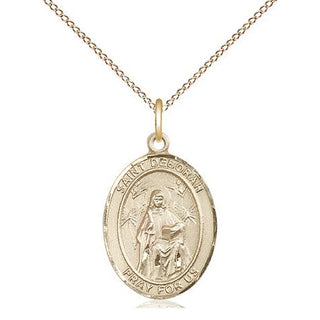14kt Gold Filled Saint Deborah Medal Religious Jewelry Engraved Catholic Saint Jewelry