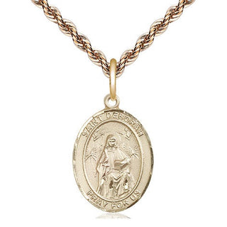 14kt Gold Filled Saint Deborah Medal Religious Jewelry Engraved Catholic Saint Jewelry