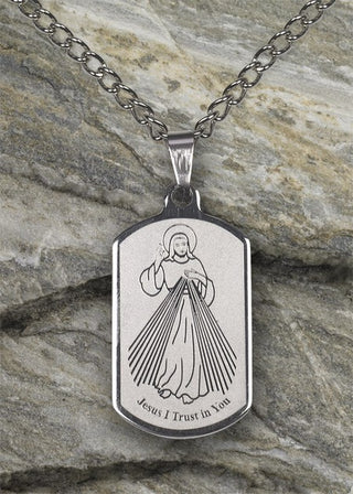Divine Mercy SS Necklace