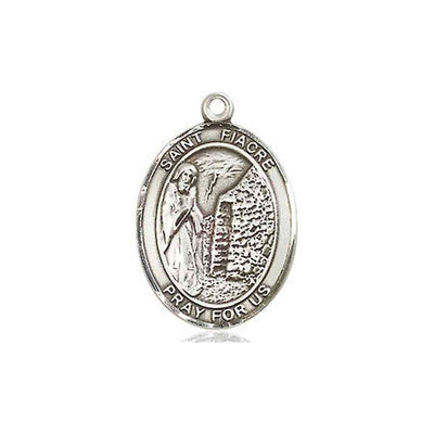 Sterling Silver St. Fiacre Medal | Medium | Engravable