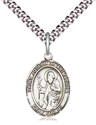 Pewter St. Joseph of Arimathea Medal | Medium | Engravable