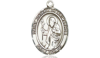 Sterling Silver Saint Joseph of Arimathea Medal | Engravable