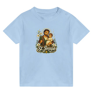 St. Joseph and Child Jesus Baby T-Shirt