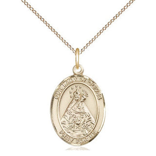 14kt Gold Our Lady of Olives Medal | Engravable