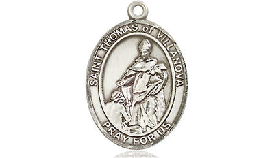 Pewter St. Thomas of Villanova Medal | Medium | Engravable