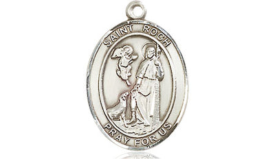 Sterling Silver St. Roch Medal | Medium | Engravable