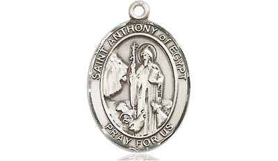 Pewter St. Anthony of Egypt Medal | Medium | Engravable