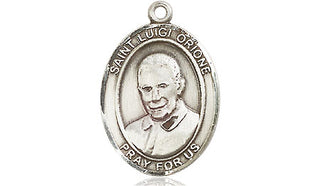 Pewter Saint Luigi Orione Medal Engraved Catholic Saint Jewelry