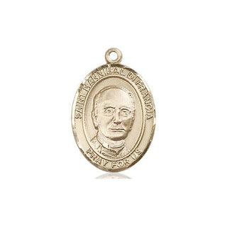 14kt Gold Filled Saint Hannibal Medal Engraved Catholic Saint Jewelry