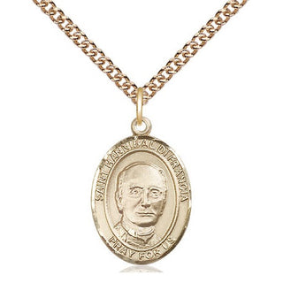 14kt Gold Filled Saint Hannibal Medal Religious Jewelry Engraved Catholic Saint Jewelry