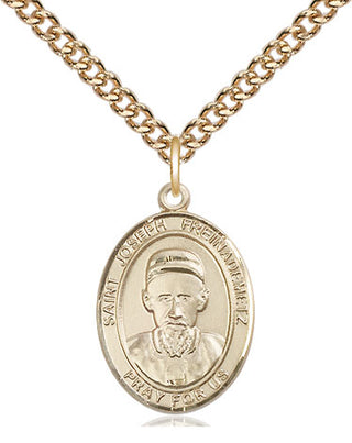 14kt Gold Filled Saint Joseph Freinademetz Medal Religious Jewelry Engraved Catholic Saint Jewelry