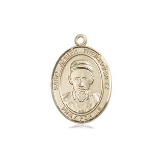 14kt Gold Saint Joseph Freinademetz Medal Engraved Catholic Saint Jewelry