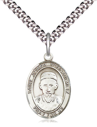 Pewter Saint Joseph Freinademetz Medal Religious Jewelry Engraved Catholic Saint Jewelry