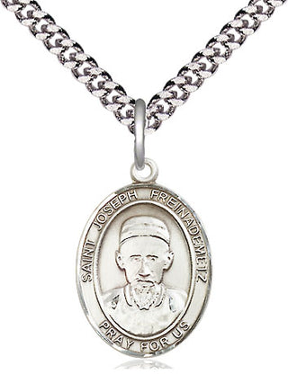 Pewter Saint Joseph Freinademetz Medal Religious Jewelry Engraved Catholic Saint Jewelry