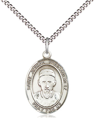 Sterling Silver Saint Joseph Freinademetz Medal Religious Jewelry Engraved Catholic Saint Jewelry