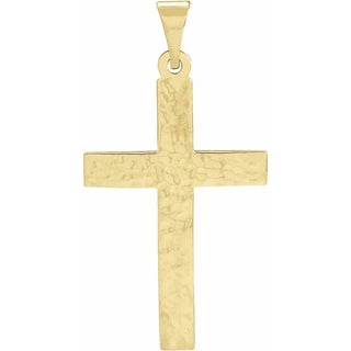 18K Yellow Cross Pendant