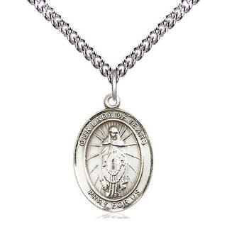 Sterling Silver Our Lady of Tears Medal Religious Jewelry Engraved Catholic Saint Jewelry