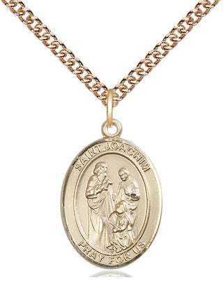 14kt Gold Filled Saint Joachim Medal Religious Jewelry Engraved Catholic Saint Jewelry