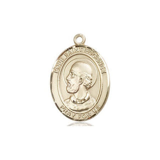 14kt Gold Filled Pope St Eugene I Medal Engraved Catholic Saint Jewelry