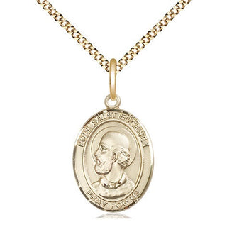 14kt Gold Filled Pope St Eugene I Medal Religious Jewelry Engraved Catholic Saint Jewelry
