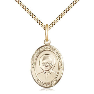 14kt Gold Filled Saint Josemaria Escriva Medal Religious Jewelry Engraved Catholic Saint Jewelry